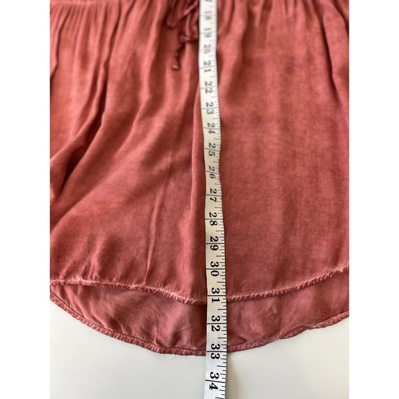 Torrid NWT Emma Rust Babydoll Sleeveless Drawstring Tunic Top Womens sz 12 - Picture 4 of 7